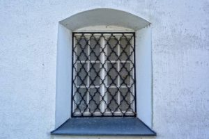 image of barred windows